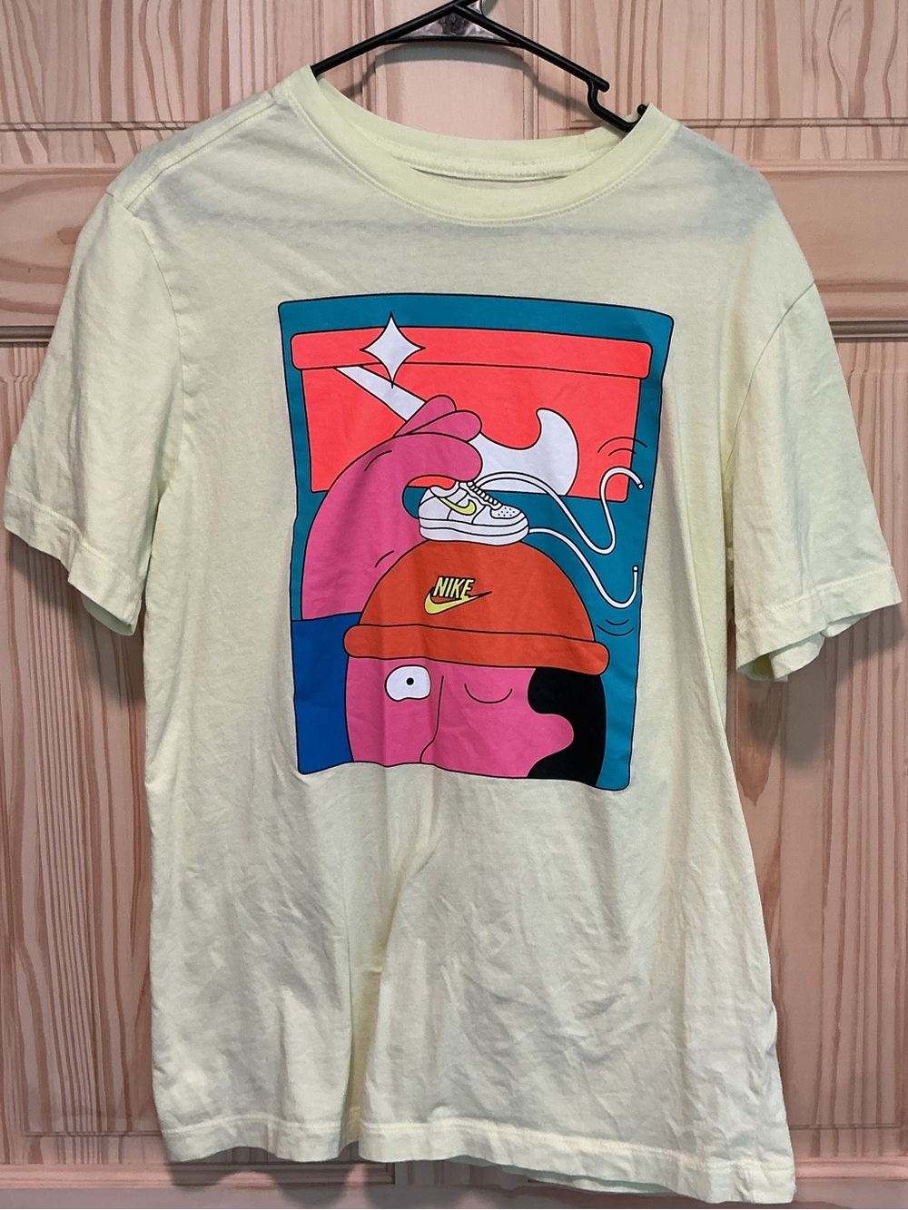 Nike Pale Yellow Crewneck Tee
